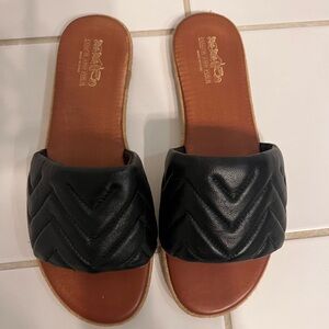 Coach Black Sandals size 9